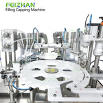 cam indexing system of liquid seasoning bottling machine