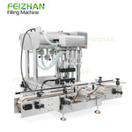 4 heads overflow filler for glass bottles