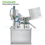 FEIZHAN automatic aluminum tube filling packaging machine with mixing & heating feeding hopper
