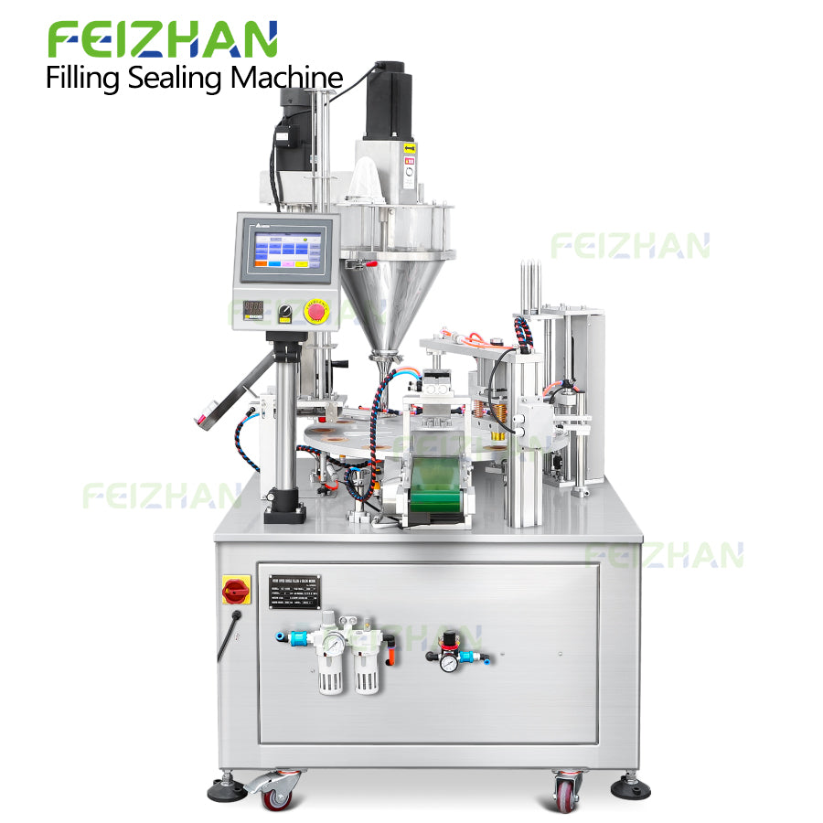 K-cup powder filling sealing machine for coffee capsules