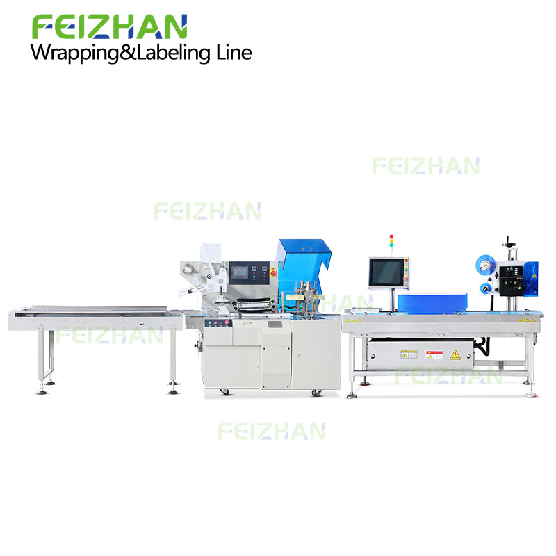 automatic flow wrapper with weighing system