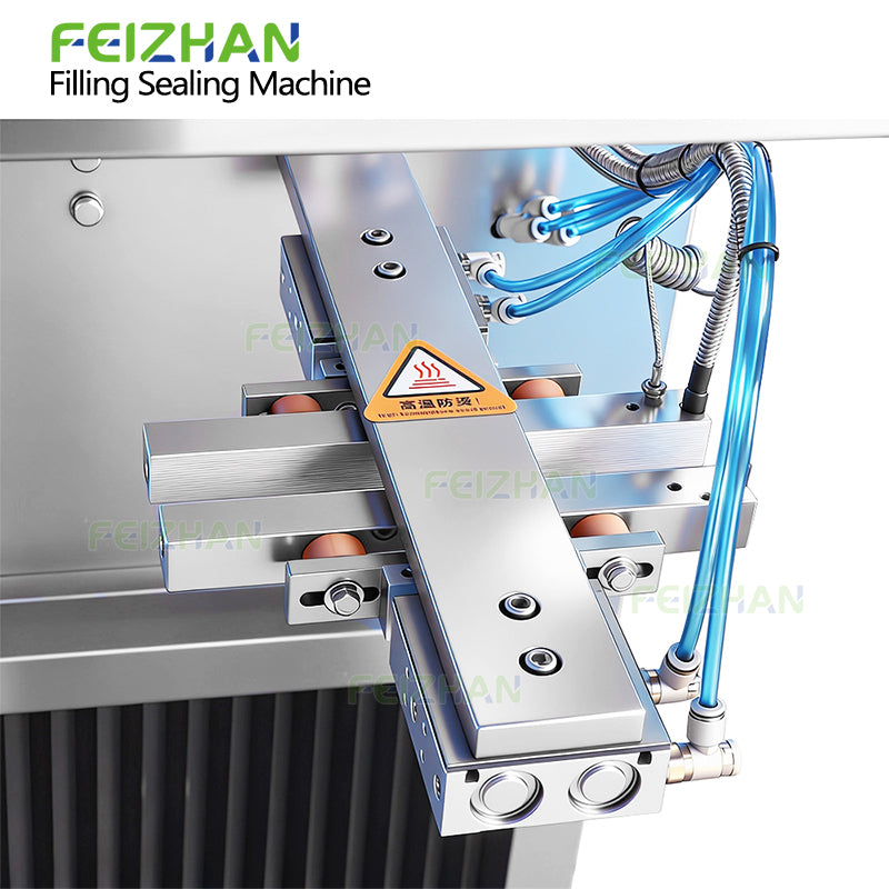 adjustable sealing structure of granule food packing machine