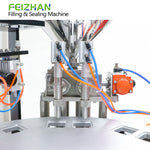 anti-dripping filling system of food cup packaging machine