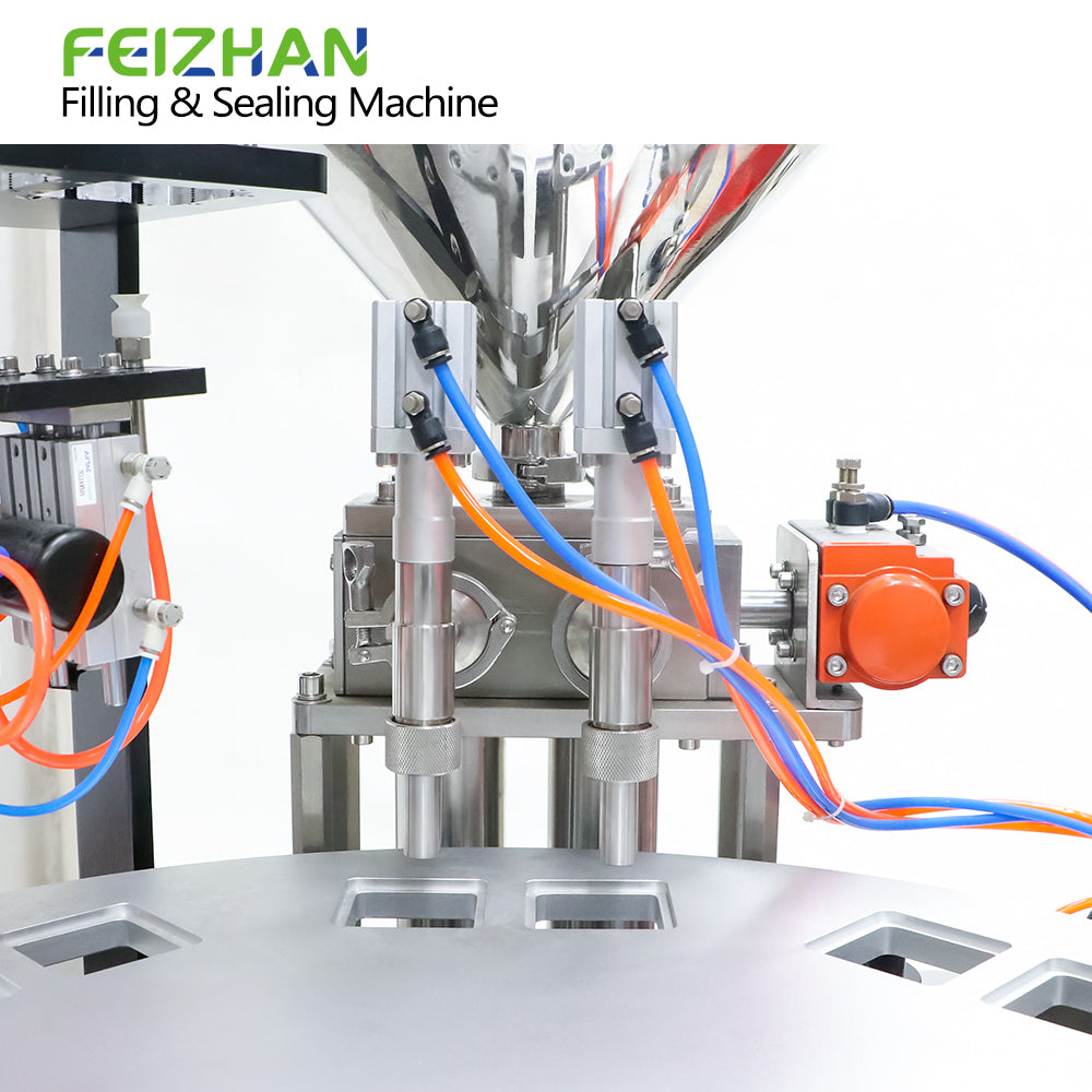 anti-dripping filling system of food cup packaging machine