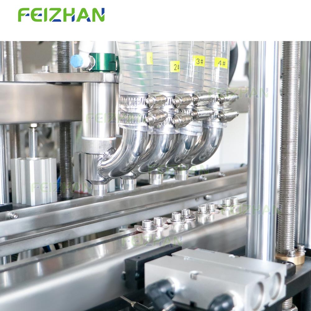 anti-dripping nozzles of thick sauce filling line