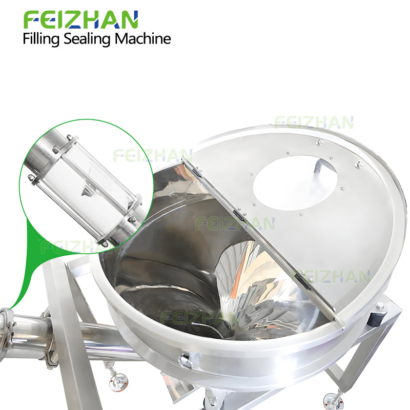 auger feeding system of powder filling machine