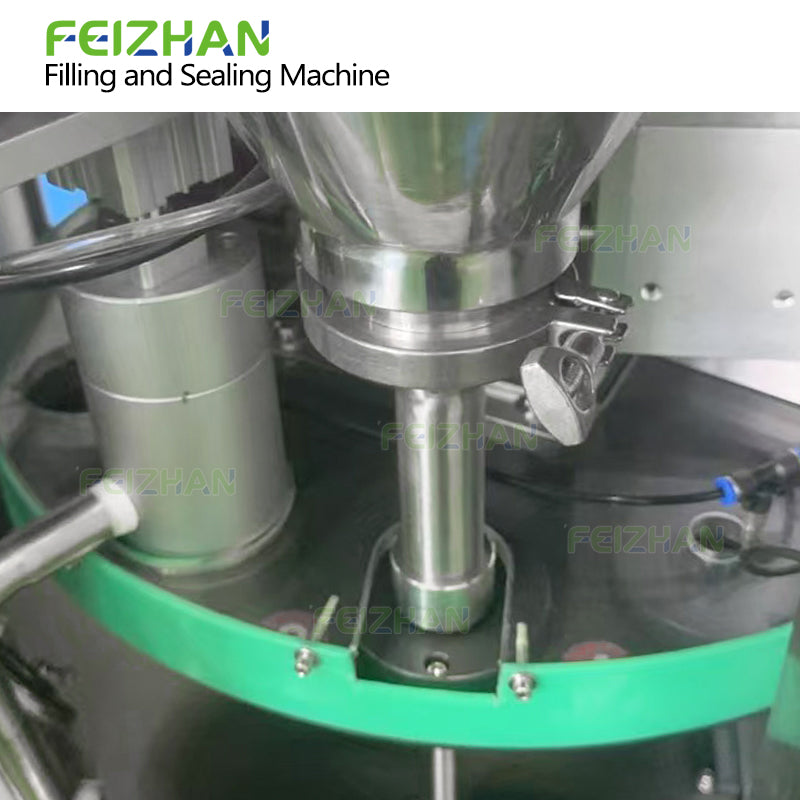 auger filling system of coffee pod filling machine