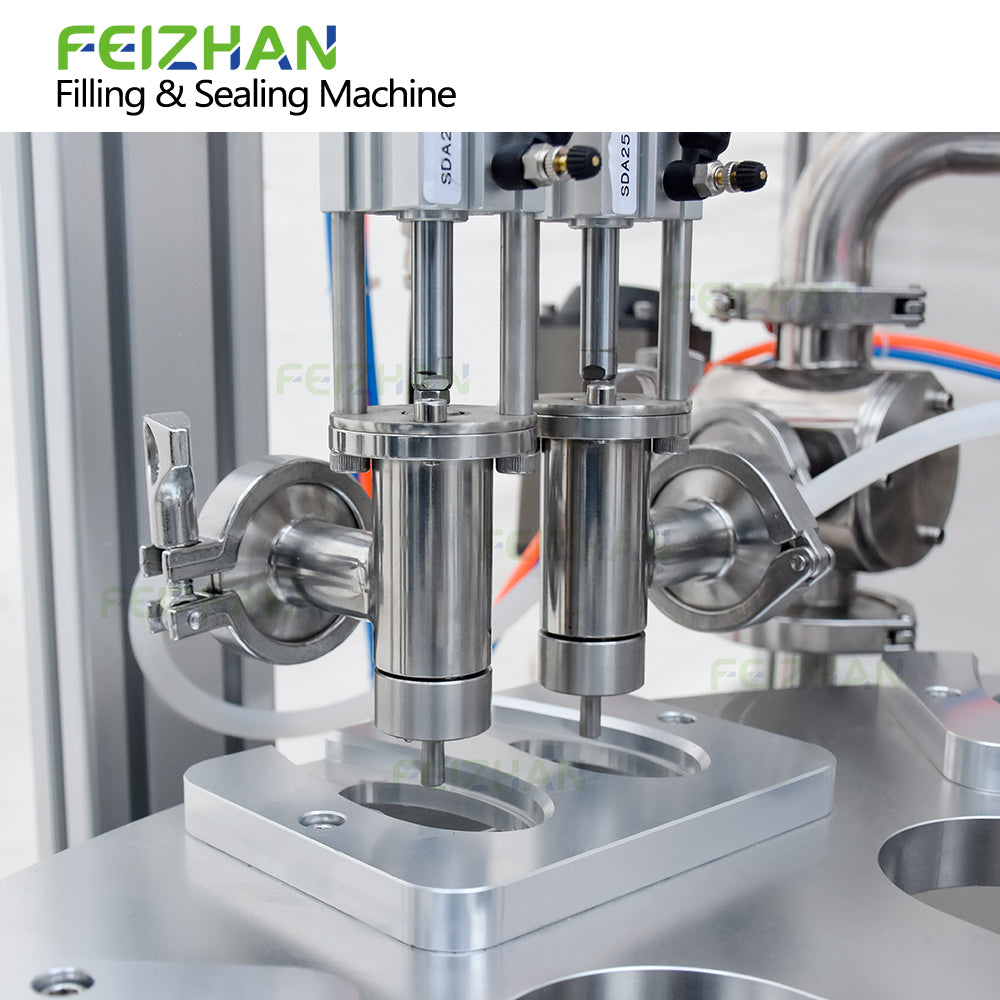 automatic spoon feeding system of honey spoon filling sealing machine