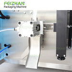 bag cutting system of coffee powder sachet packing machine