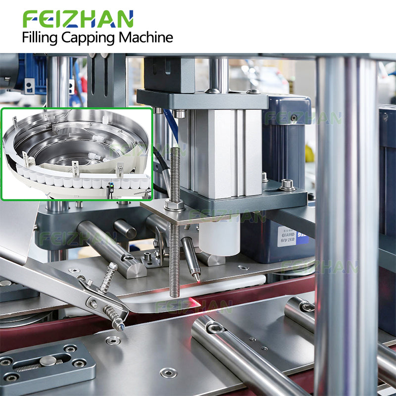 Automatic Capping System for Honey and Sauce packaging machine