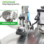 cap feeding system of stand-up pouch filling machine