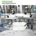 cap guiding system of edible oil dropper bottle filling machine