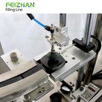 cap placing system of automatic filling line for food powder