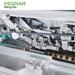 vacuum capping system of glass jar steam vacuum capping line