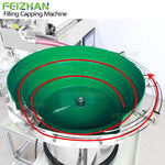 caps vibratory feeder of doypack filling capping machine