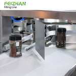checkweigher of spice mix bottling line