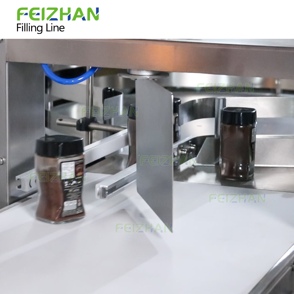 checkweigher of spice mix bottling line