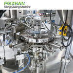 compact hygienic rotary structure of doypack packing machine