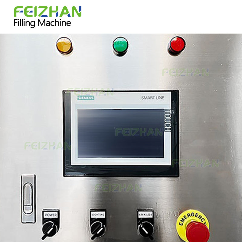 control panel of doypack filling machine