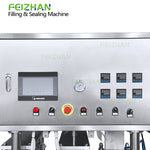 automatic cup filling machine with control panel
