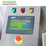 control panel of food pouch filling machine