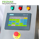 control panel of premade pouch filling machine