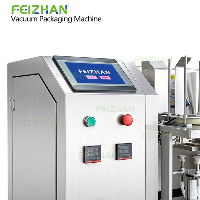control panel of food packaging machine