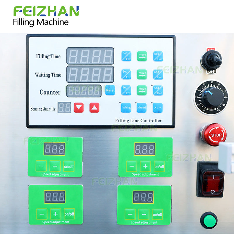 control panel of food grade filling machine