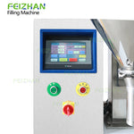 control panel of benchtop powder filling machine