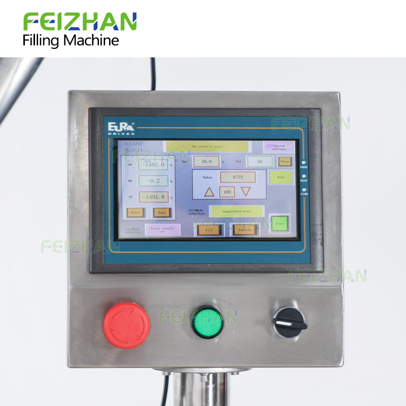 control panel of seasoning powder packing machine
