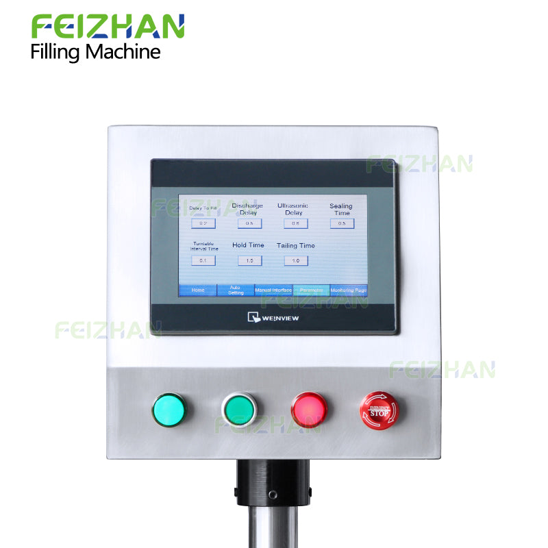 control panel of soft tube filling sealing machine