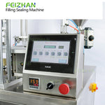 control panel of ketchup cup filling machine