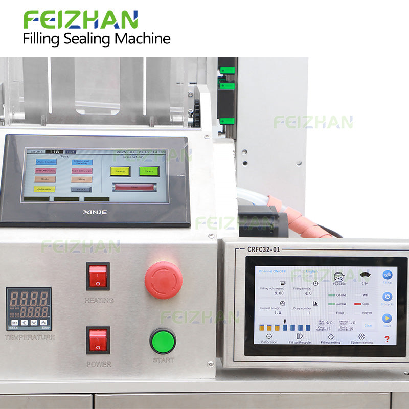 control panel of honey straw packaging equipment