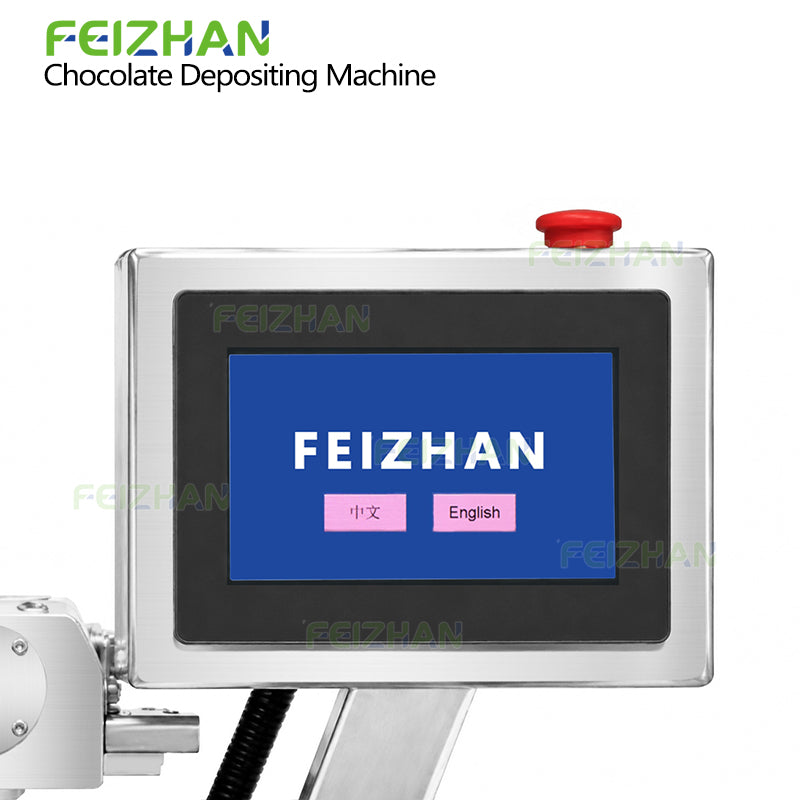 control panel of chocolate depositing machine