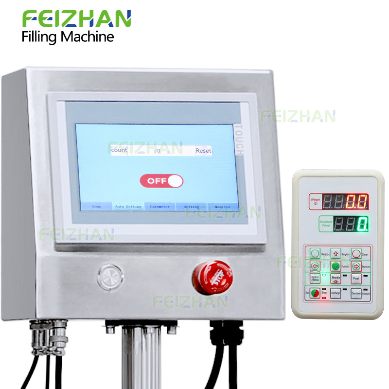 control panel of Coffee Beans Filling Machine