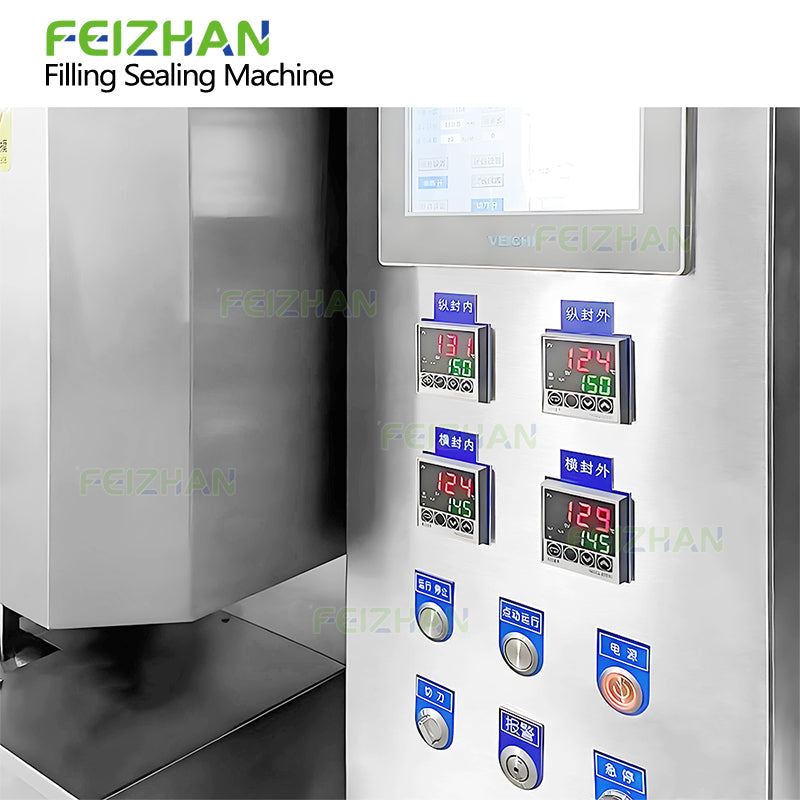 control panel of food sauce packing machine