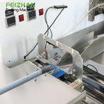 conveyor system of food flow packing machine with servo control system