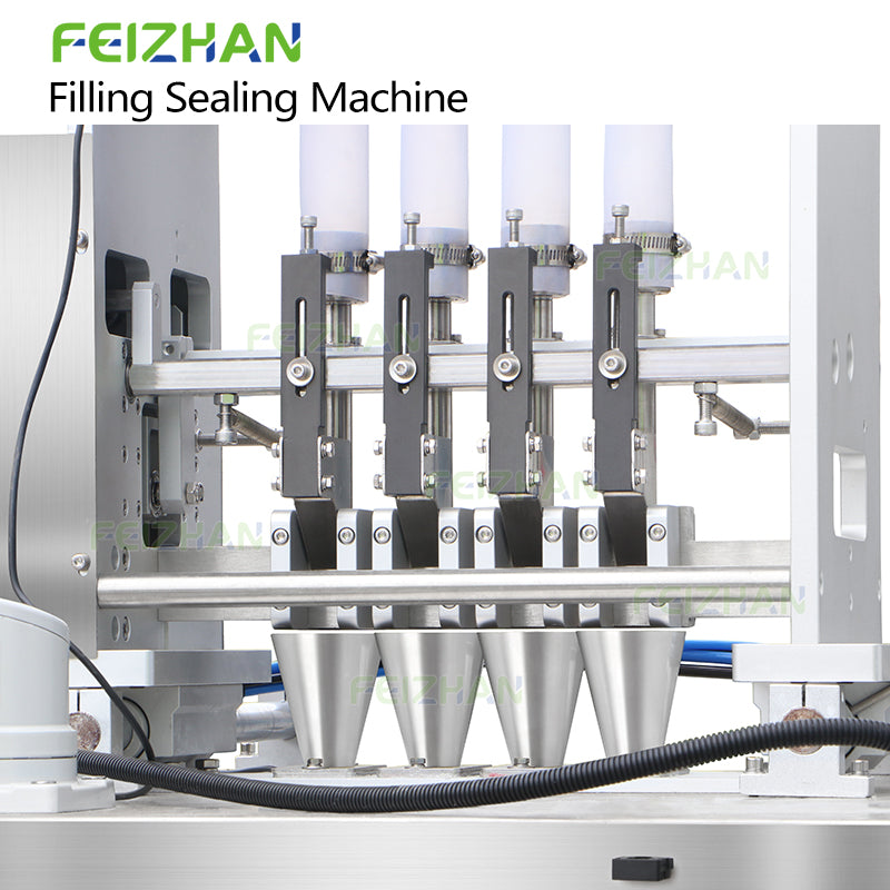 cup dosing system of sweetener packing machine