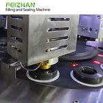 cup sealing system of coffee filling sealing machine