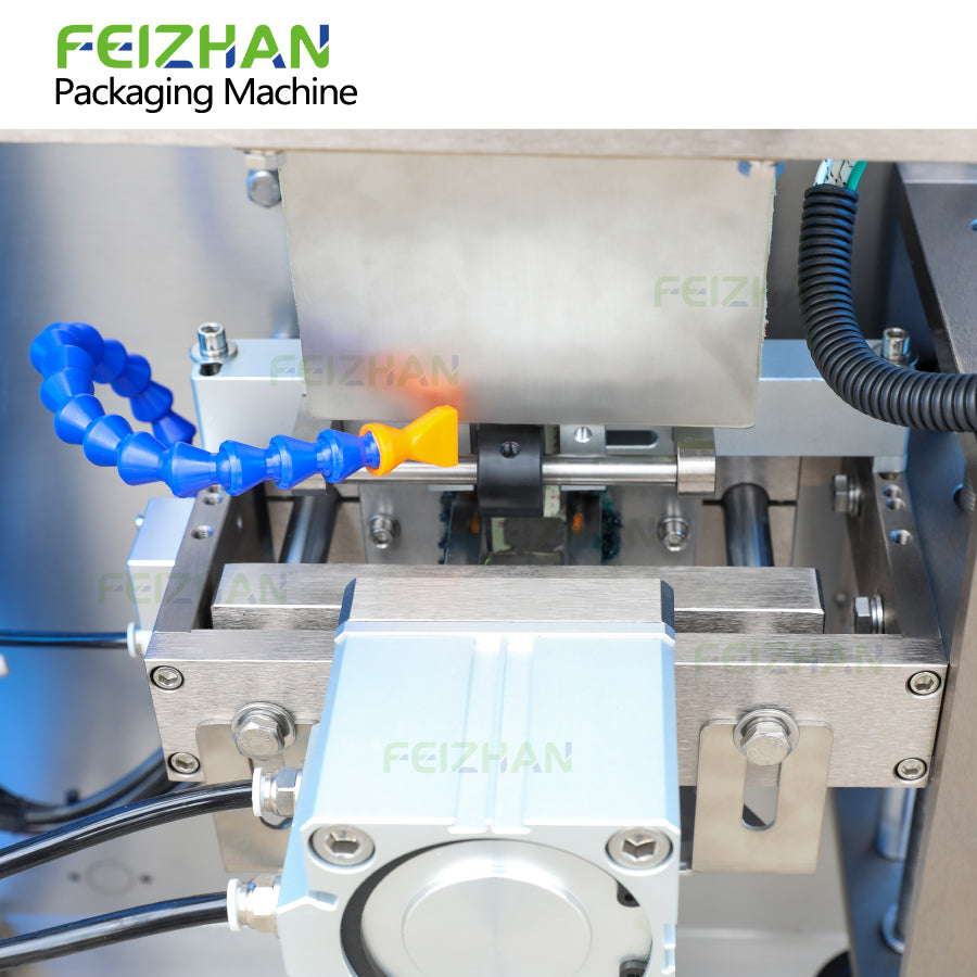 cutting system of ketchup sachet packing machine