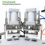 sealing system of automatic cup filling and sealing machine