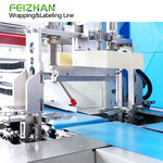 end sealing & cutting structure of food grade horizontal flow packing machine