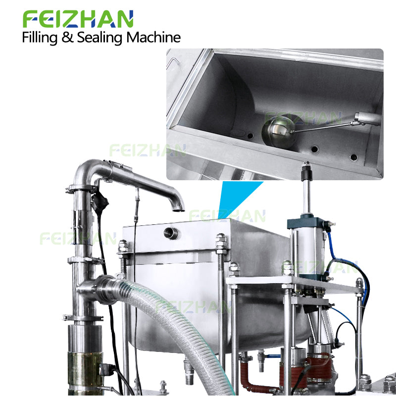 feeding hopper of automatic condiment paste filling sealing machine
