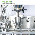 filling nozzles of food pouch packing machine
