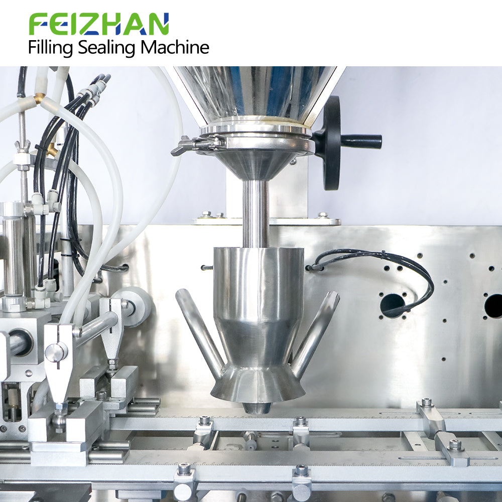 filling nozzles of food pouch packing machine