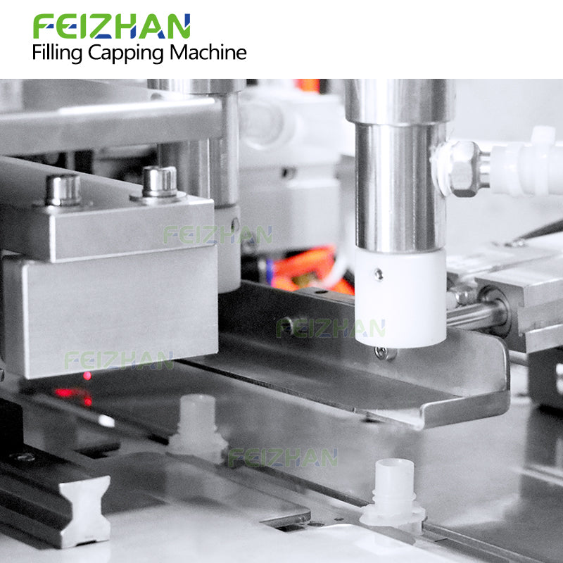 filling nozzles of spout pouch packaging machine