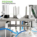 automatic coffee capsule sealing film placement system