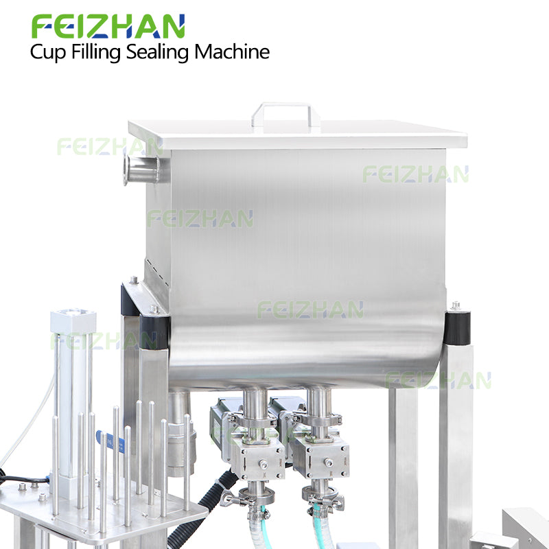 hopper of food cup filling and sealing machine