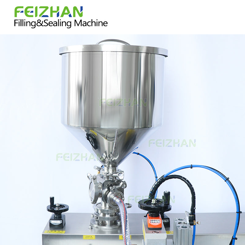hopper of food paste filling sealing for tube