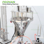 powder hopper with mixing system of K-cup capsules filling sealing machine